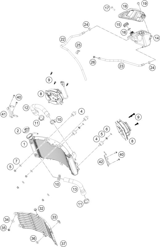 Náhled schématu COOLING SYSTEM