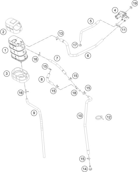 Náhled schématu EVAPORATIVE CANISTER
