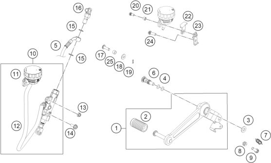 Náhled schématu REAR BRAKE CONTROL