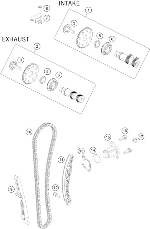 Náhled schématu TIMING DRIVE