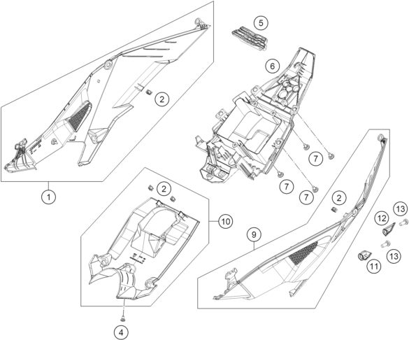 Náhled schématu TRIM REAR