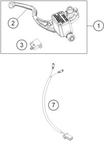 Náhled schématu FRONT BRAKE CONTROL