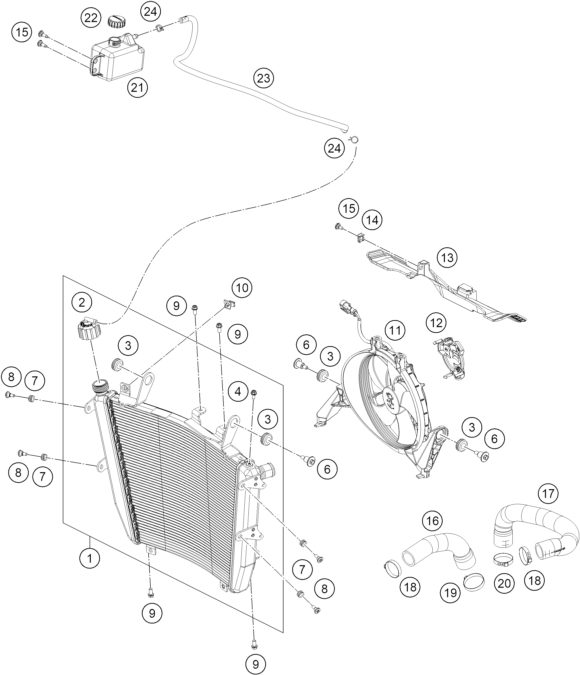 Náhled schématu COOLING SYSTEM