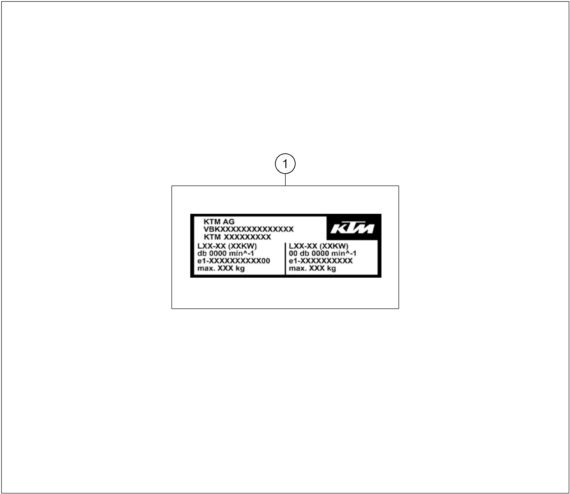 Náhled schématu TECHNIC INFORMATION STICKER