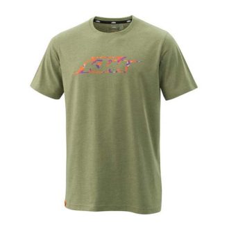 Camo Tee Dark Green Melange XXL