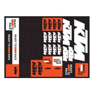 Aršík samolepek KTM