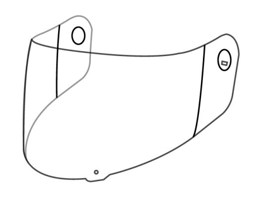 Foto - ST 501 Visor clear