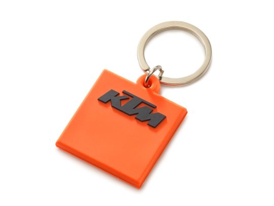 Foto - Logo Rubber Keyholder Orange