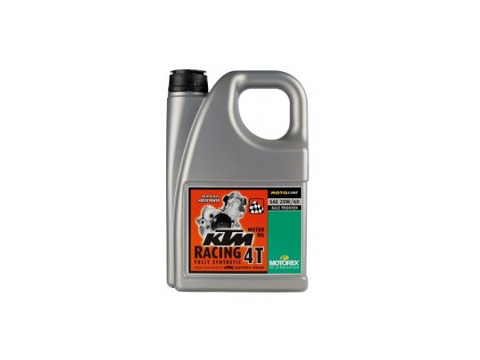Foto - Motorex KTM RACING 4T 20W60 4l